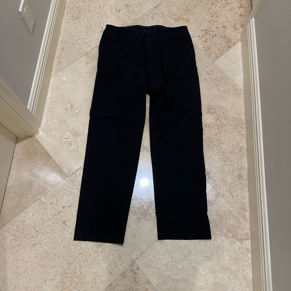 Men's Donna Karan Black Dress Pants - 34x33